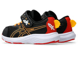 Asics Toddler CONTEND 9 TS SCHOOLYARD  Black/Orange Pop