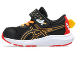 Asics Toddler CONTEND 9 TS SCHOOLYARD  Black/Orange Pop