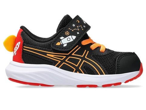 Asics Toddler CONTEND 9 TS SCHOOLYARD  Black/Orange Pop