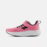 New Balance KIDS Fresh Foam 625 Bungee Lace with Top Strap Signal Pink with Black