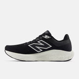 New Balance MEN'S Fresh Foam X 880v14  Black with Sea Salt and Silver Metallic