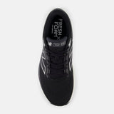 New Balance MEN'S Fresh Foam X 880v14  Black with Sea Salt and Silver Metallic