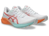 Asics MENS GT-1000 13 (2E WIDE) White/Coral Reef