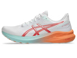 Asics MENS GT-1000 13 (2E WIDE) White/Coral Reef