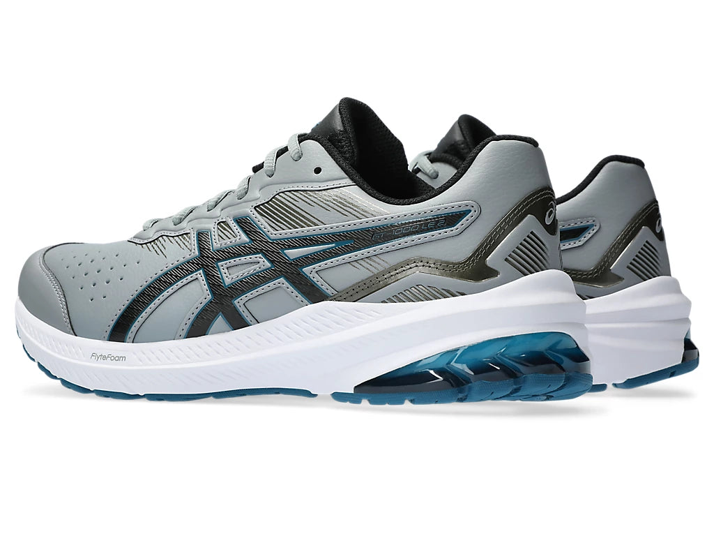 Asics MENS GT-1000 LEATHER 2 (2E WIDE) Sheet Rock/Restful Teal – Sesto ...