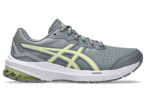 Asics WOMENS GT-1000 LEATHER 2 (D WIDE) Piedmont Grey/Pure Silver