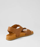 Ziera HASTICE Tan Leather Sandals